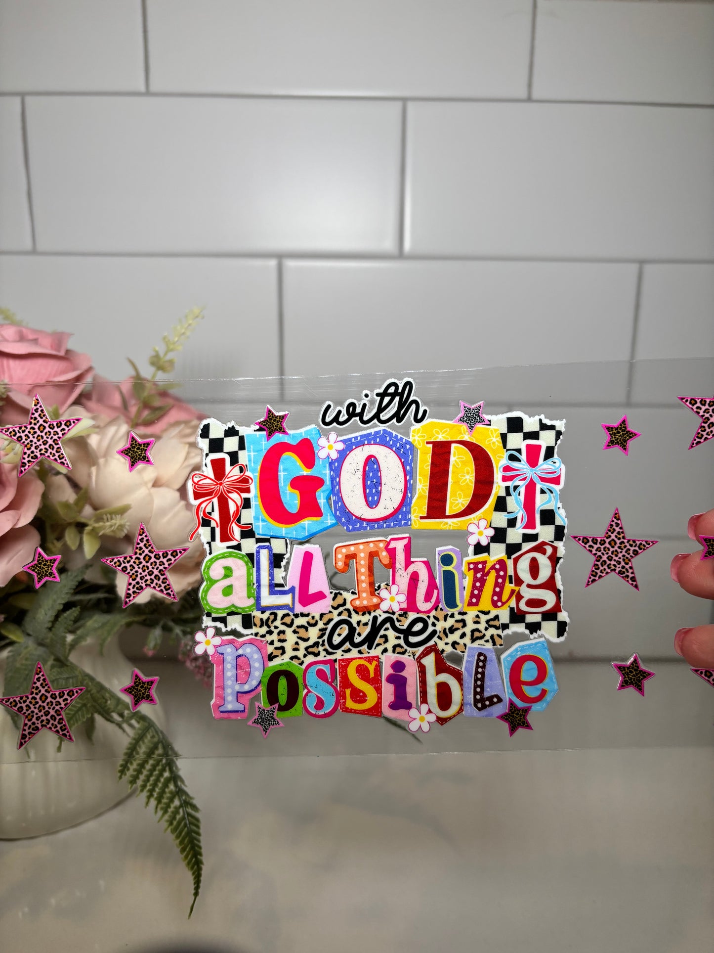1-With God UV DTF Cup Wrap