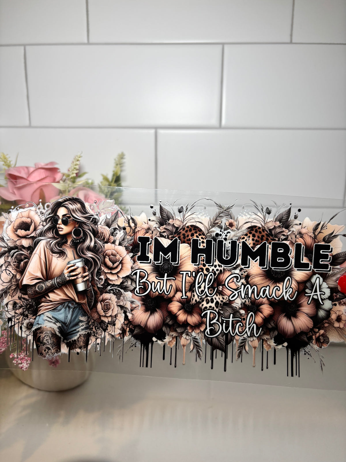 5-I'm Humble Girl UV DTF Cup Wrap
