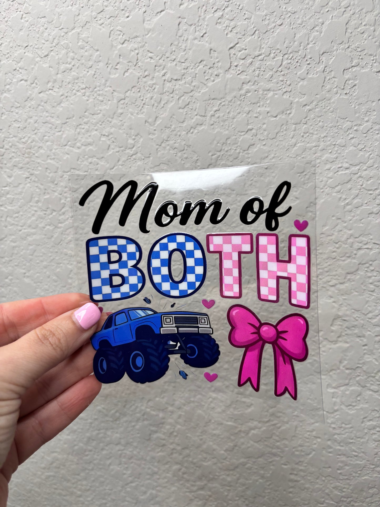 Mama of Both UV DTF Decal