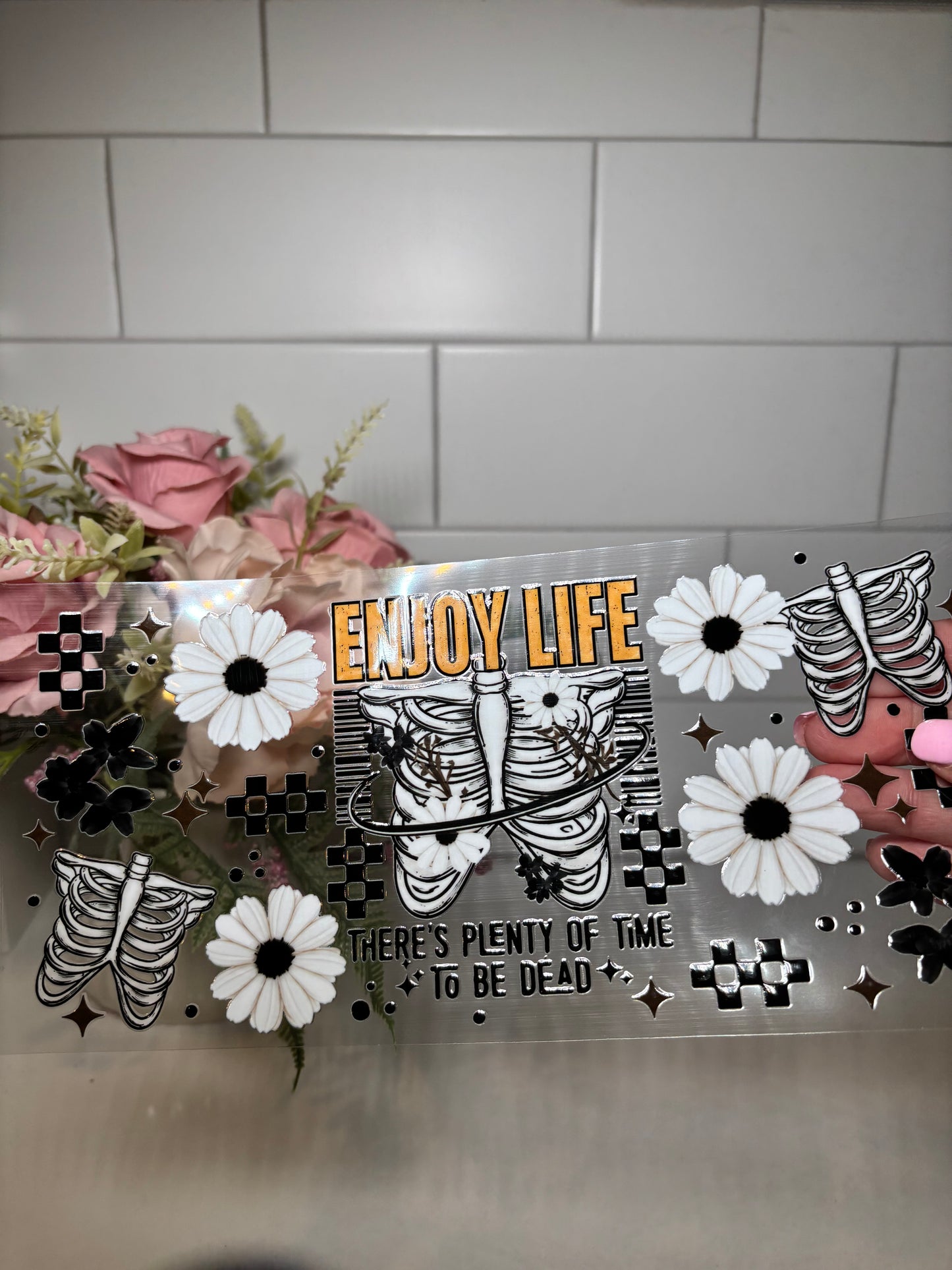 Enjoy Life UV DTF Cup Wrap