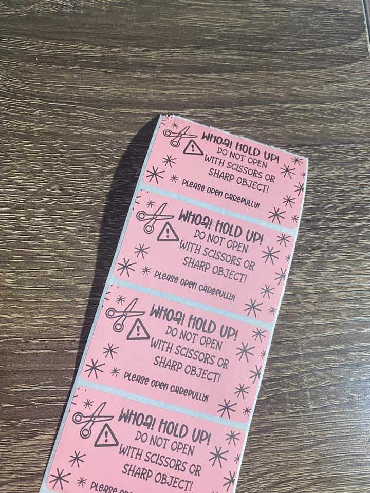 Whoa Hold Up Thermal Sticker