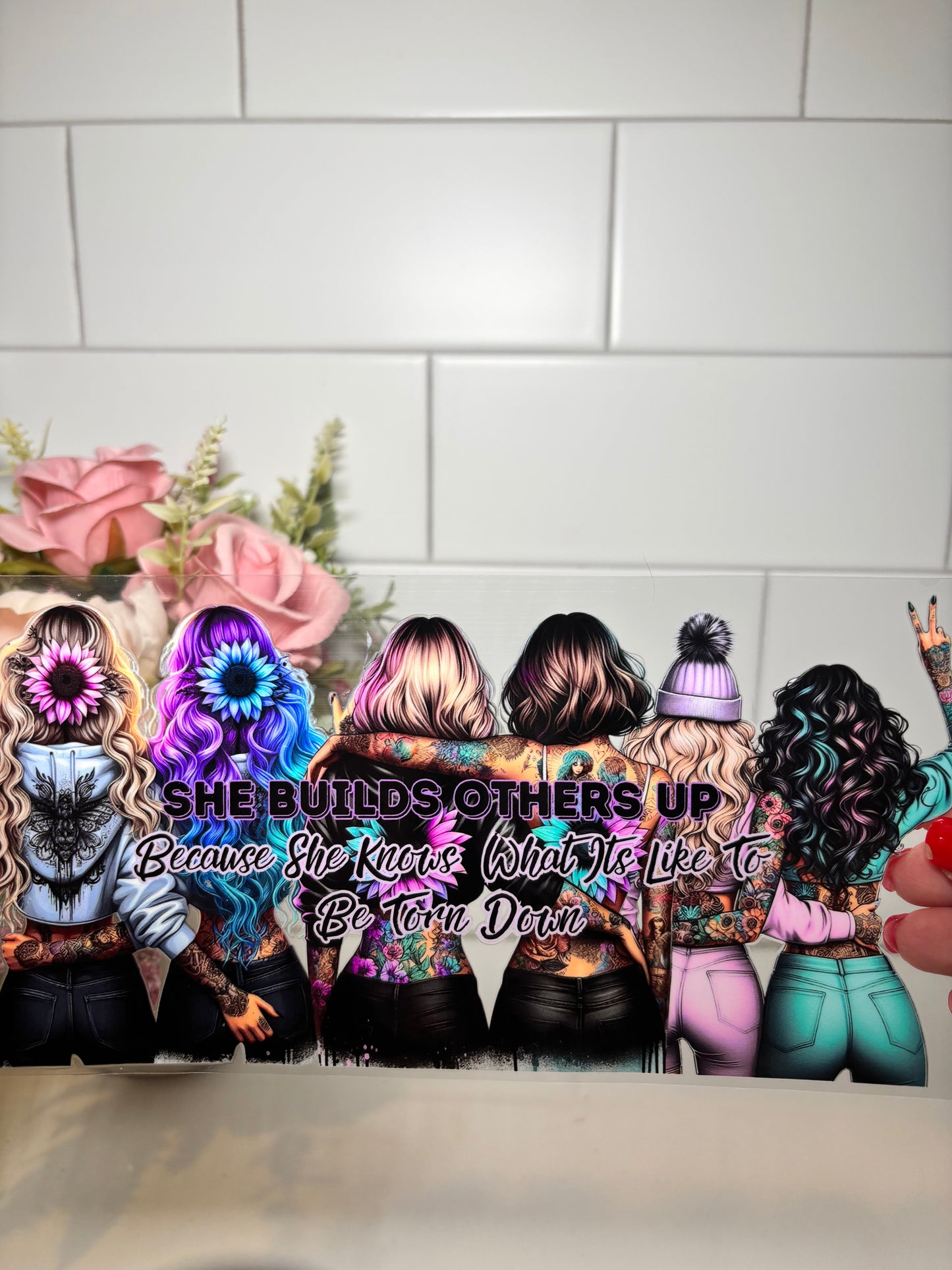 5-Girl Group UV DTF Cup Wrap