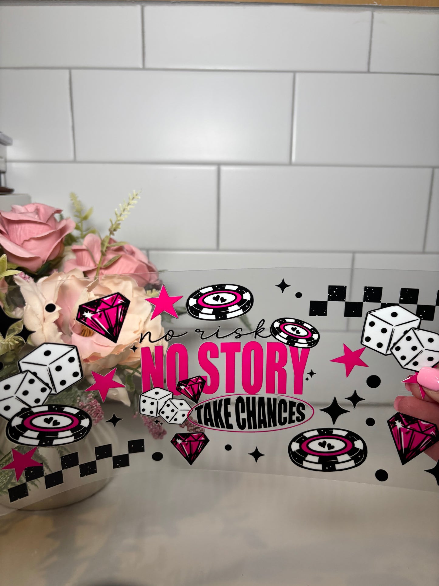 2-No Story UV DTF Cup Wrap