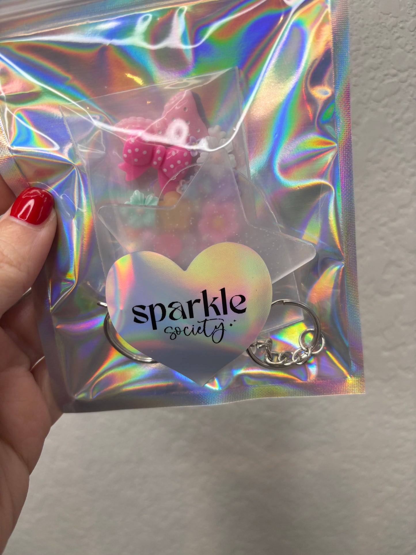Heart and Star Junk Keychain Kit