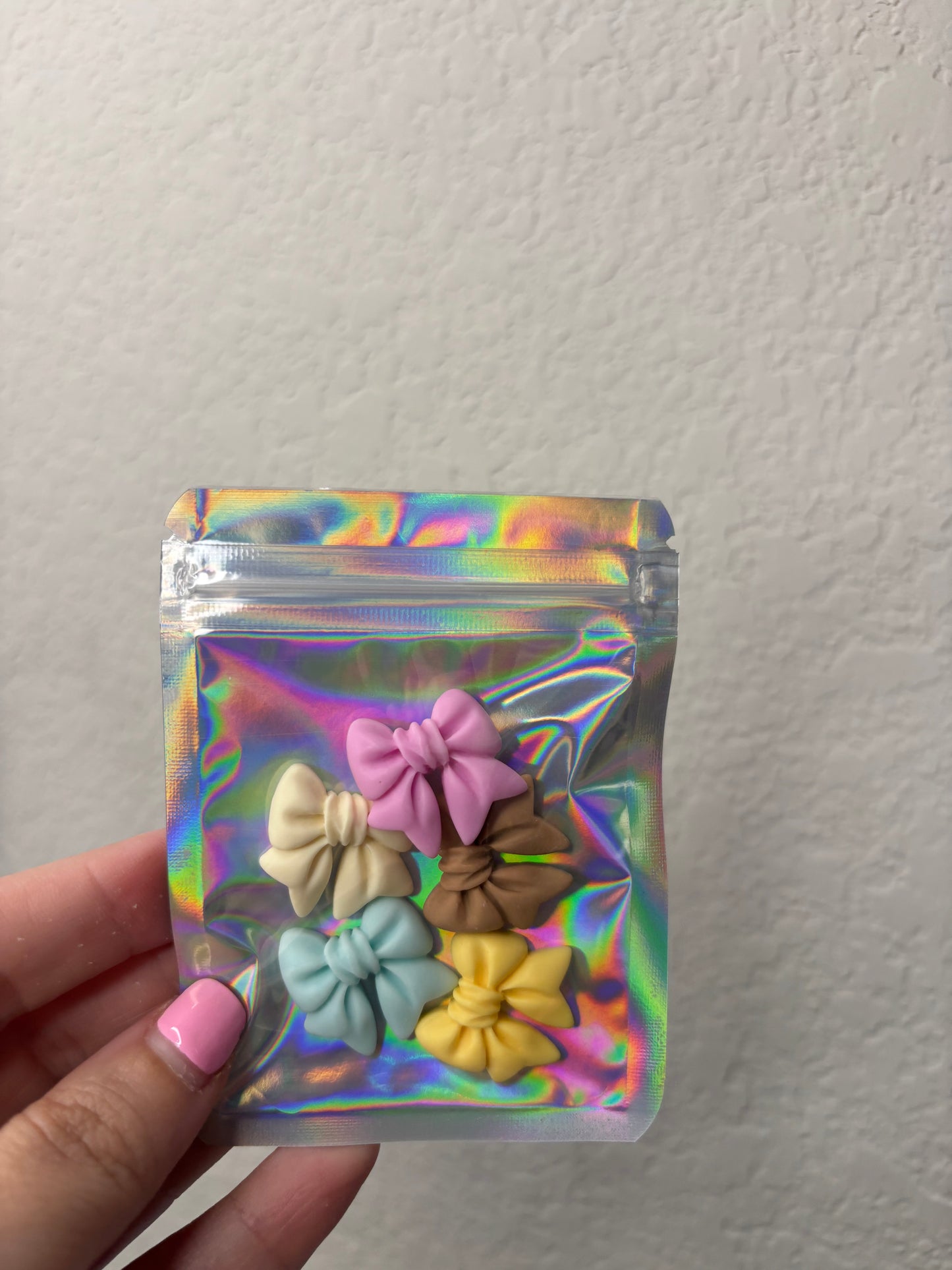 Pastel Bow Mix Flat Back