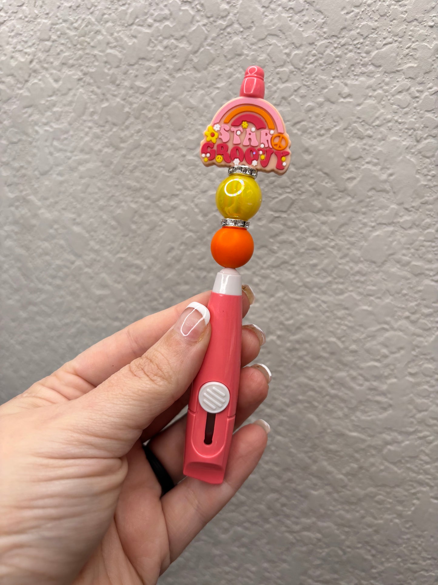 Rainbow Beaded Box Cutter