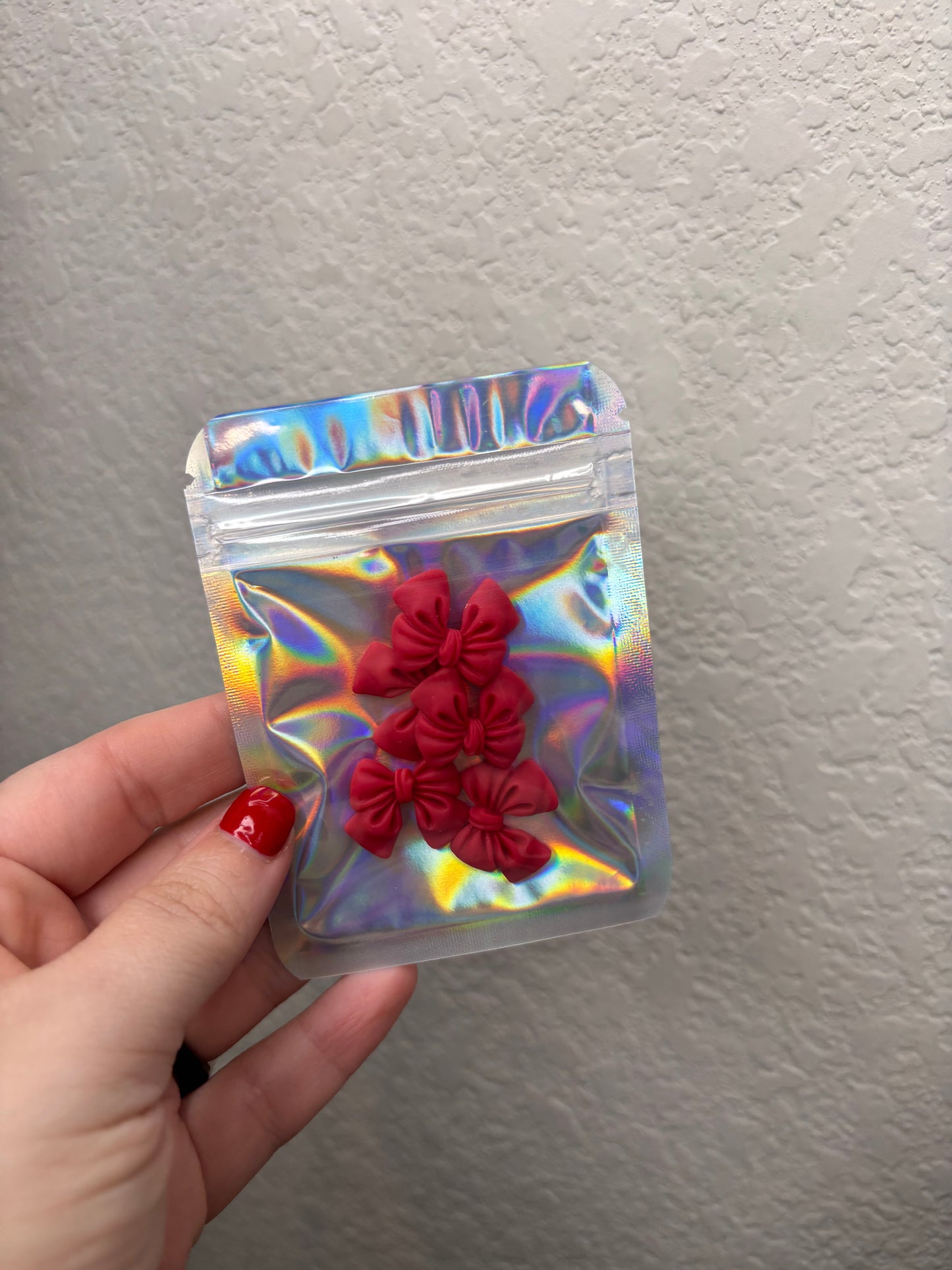 Red Bow Flatback Embellishment