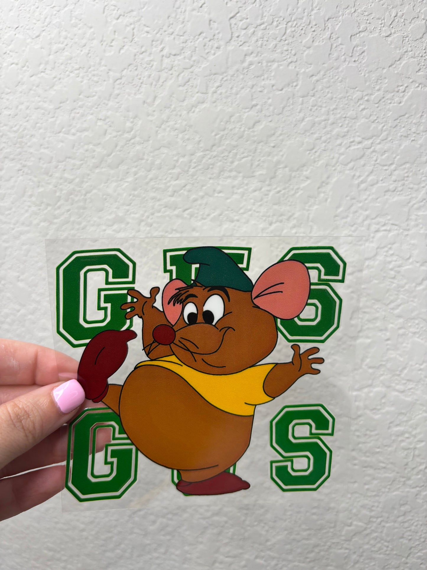 Cute Mouse UV DTF Decal