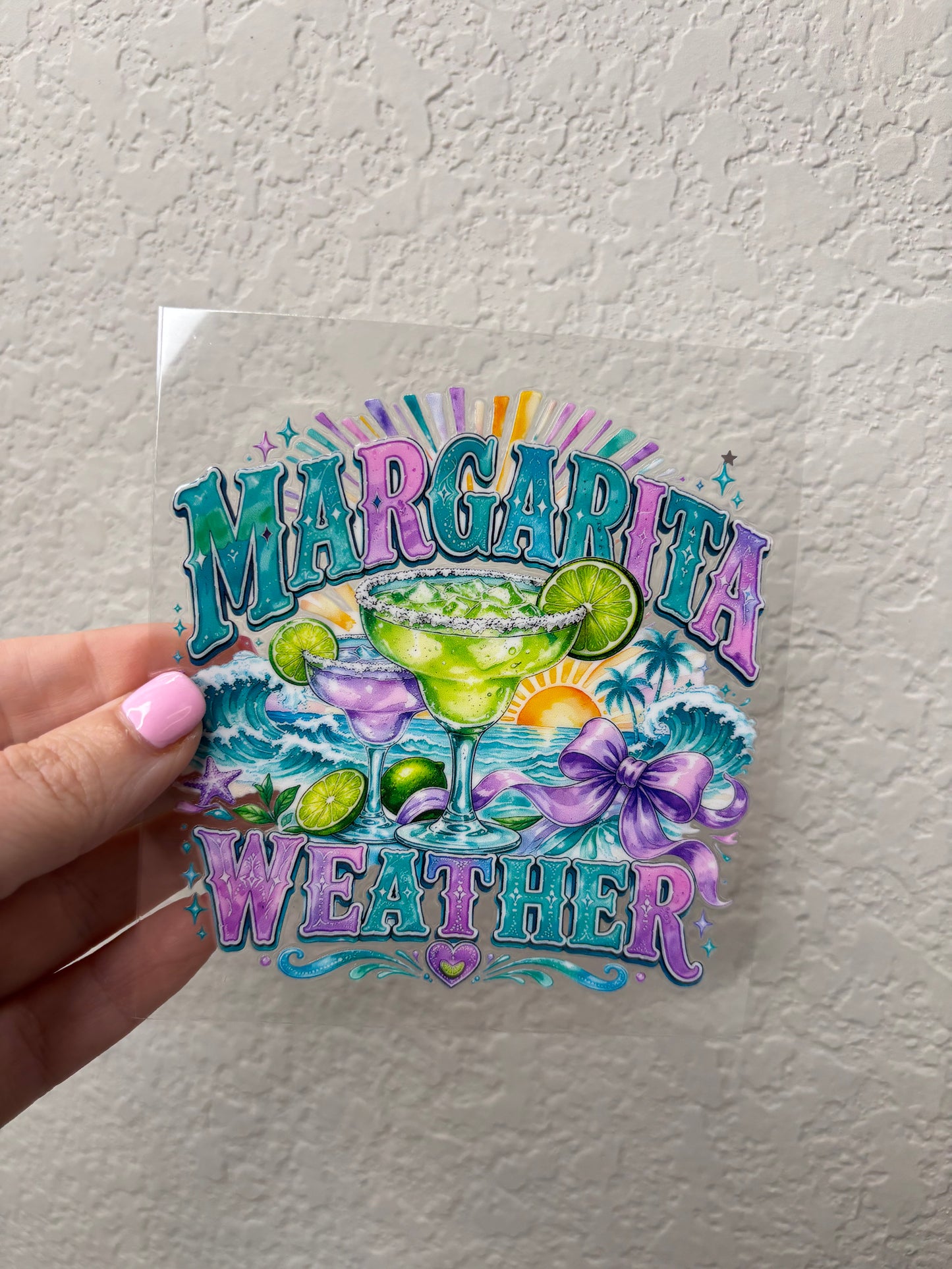 Marg Weather UV DTF Decal