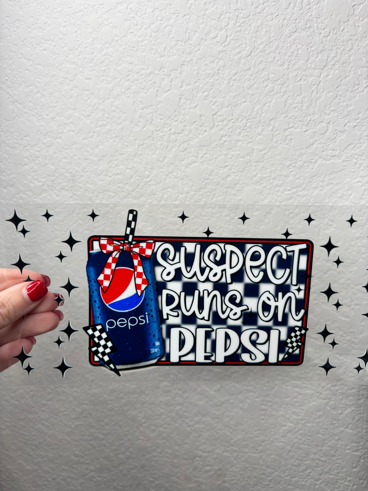 Suspect P Drink UV DTF Cup Wrap