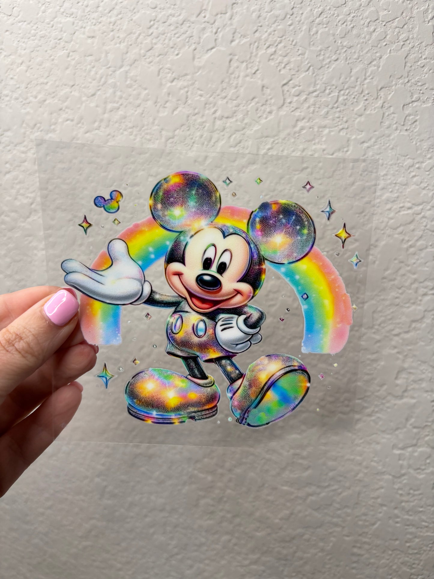 Rainbow and Mouse UV Decal