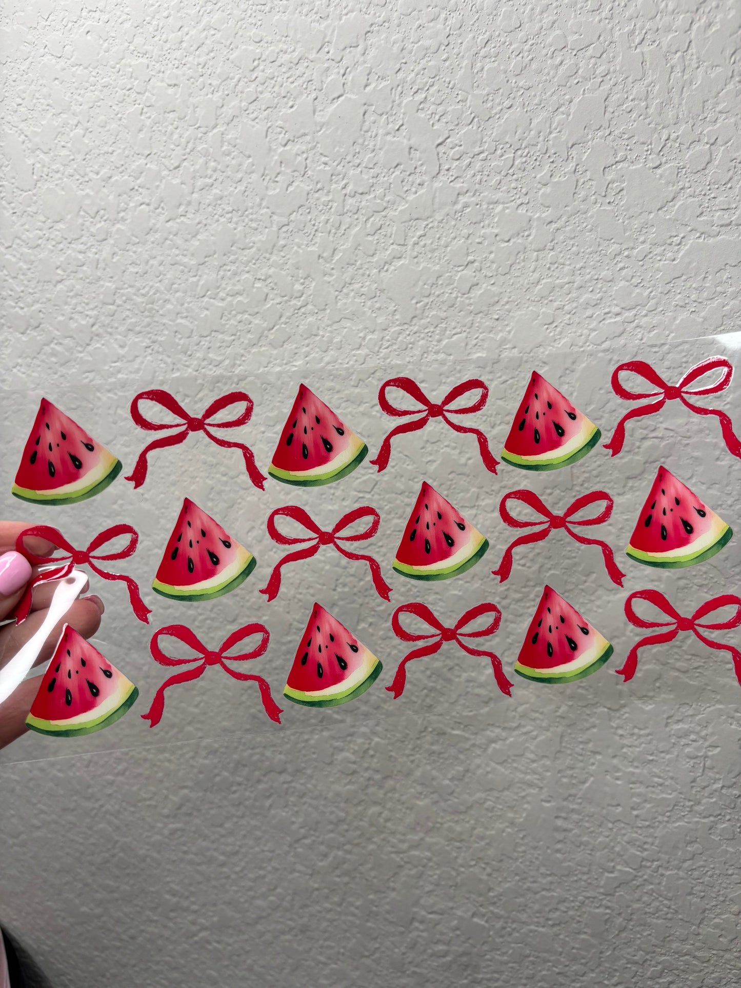 Watermelon UV DTF Cup Wrap