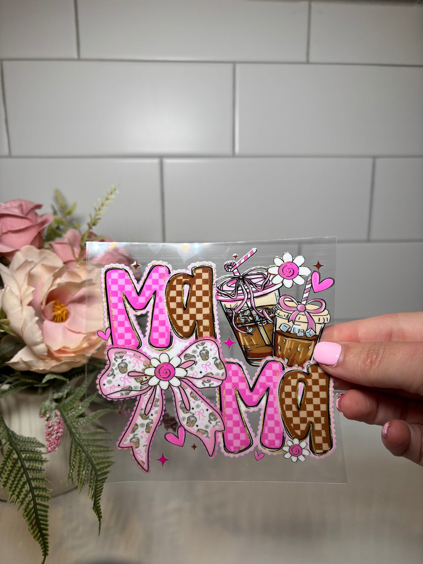Mama Bow Coffee Decal