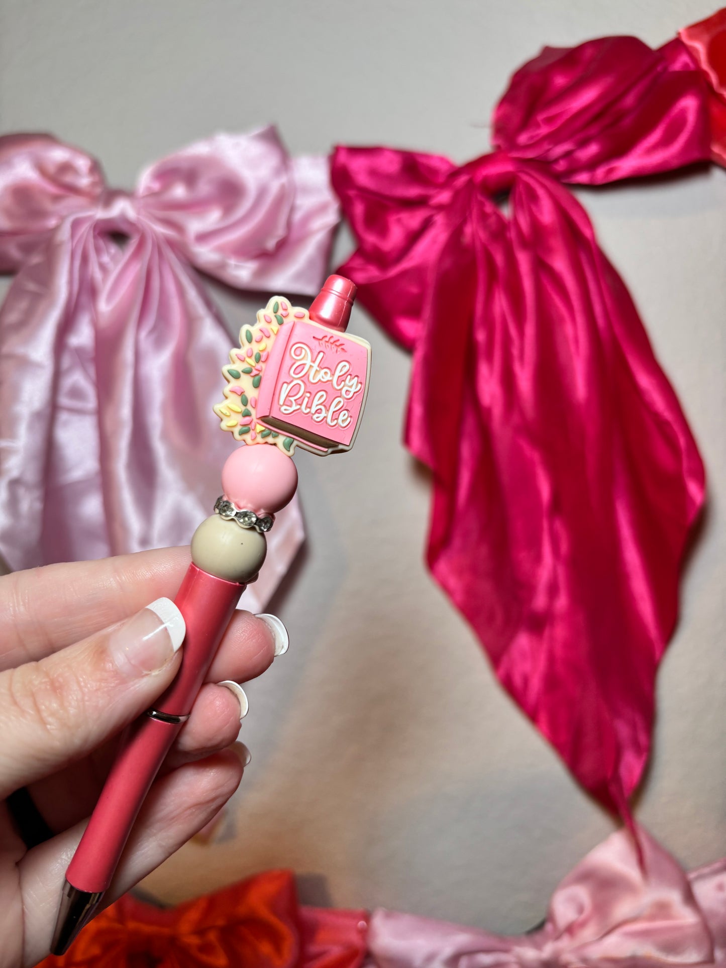 Holy Bible Beaded Pen