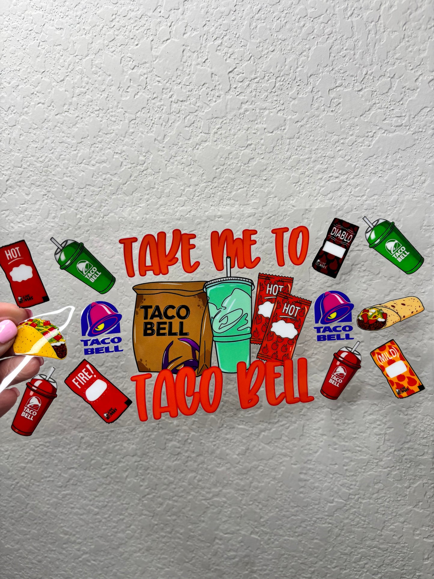 Take me to TB UV DTF Cup Wrap