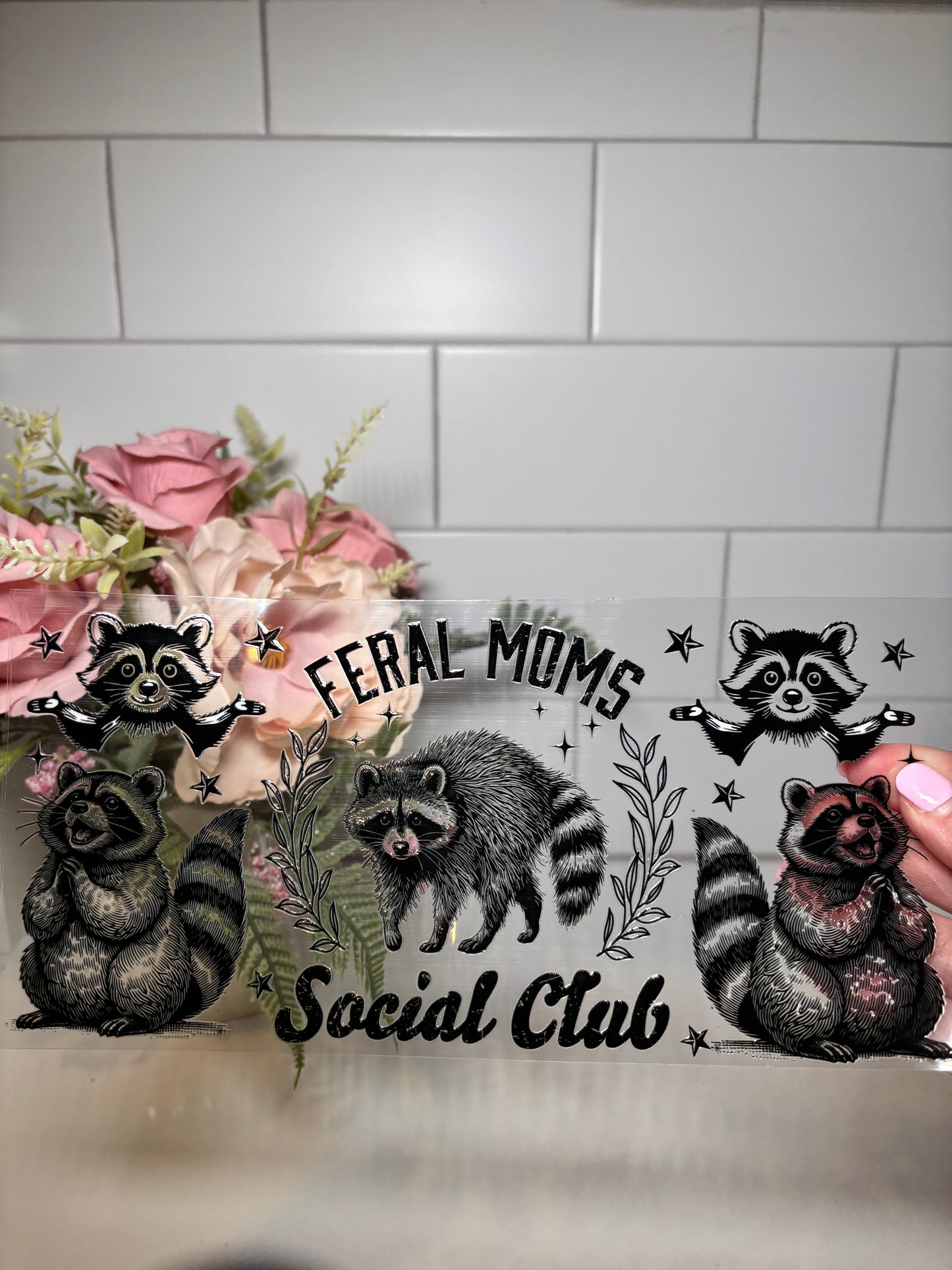 Feral Moms UV DTF Cup Wrap
