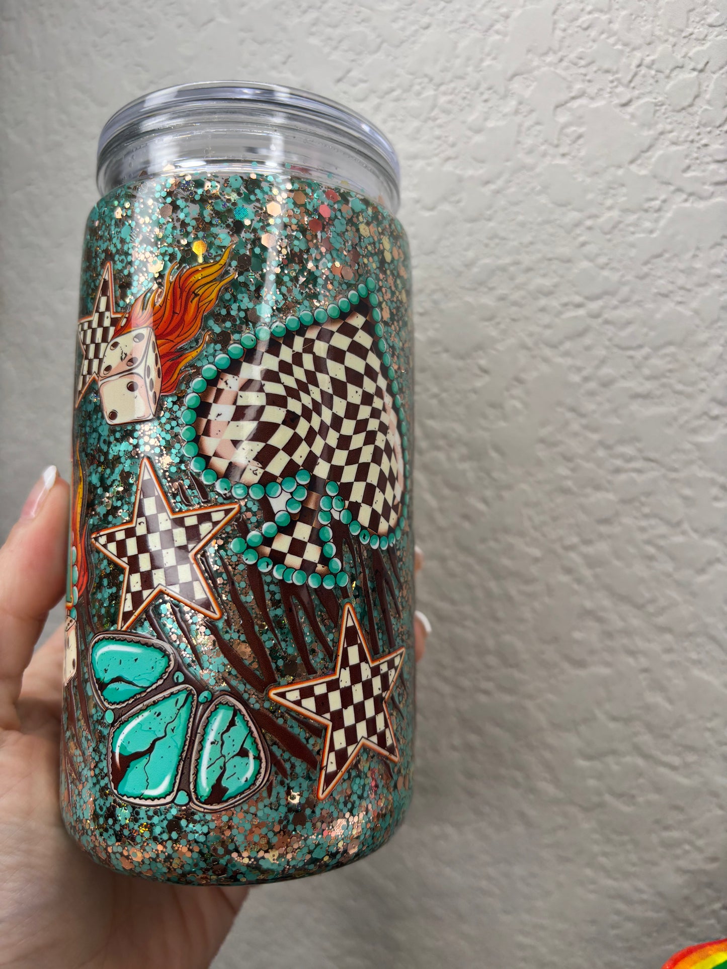 Mama Western Still Solution Glitter Snowglobe