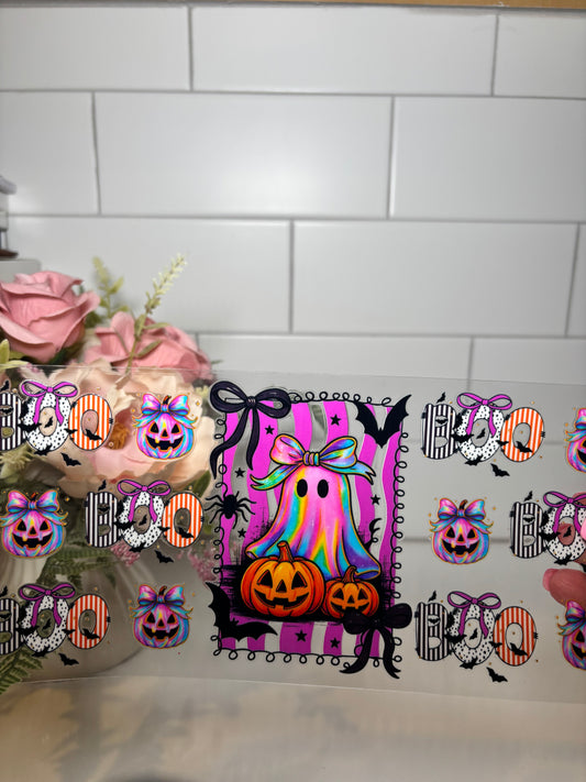 2-Purple Ghost UV DTF Cup Wrap