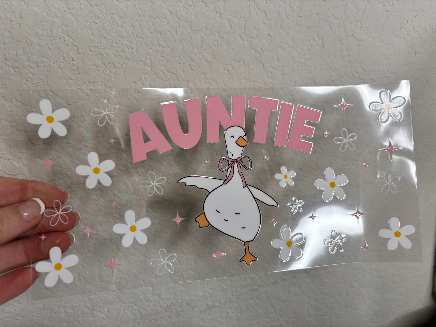 Auntie Goose Decal UV DTF Cup Wrap