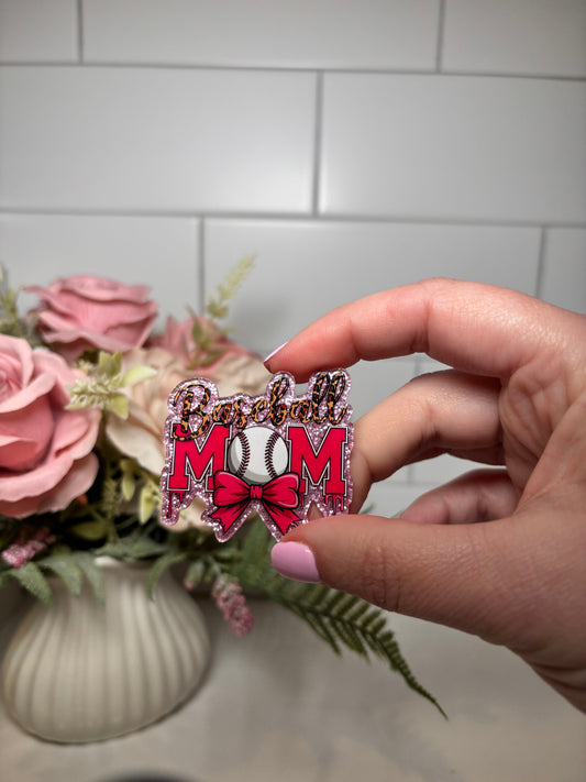 Baseball Mom Acrylic Flatback