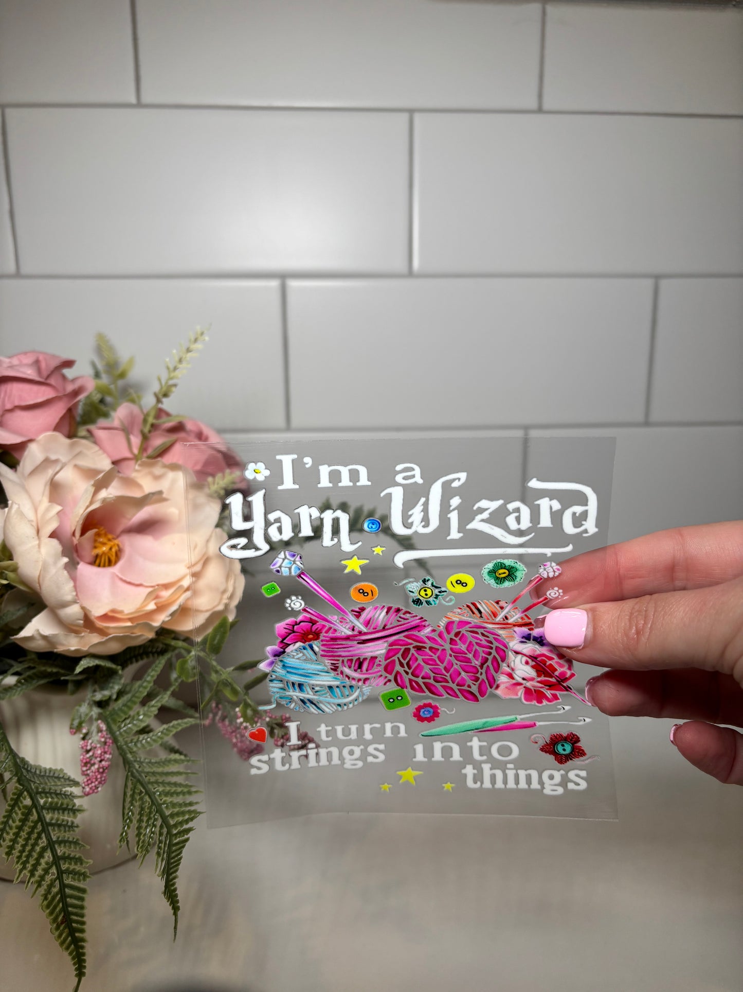 Yarn Wizard UV DTF DecaL