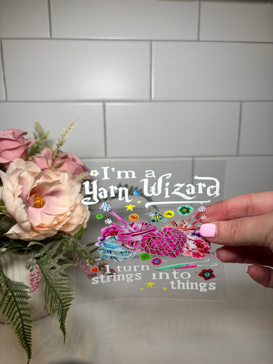 Yarn Wizard UV DTF DecaL