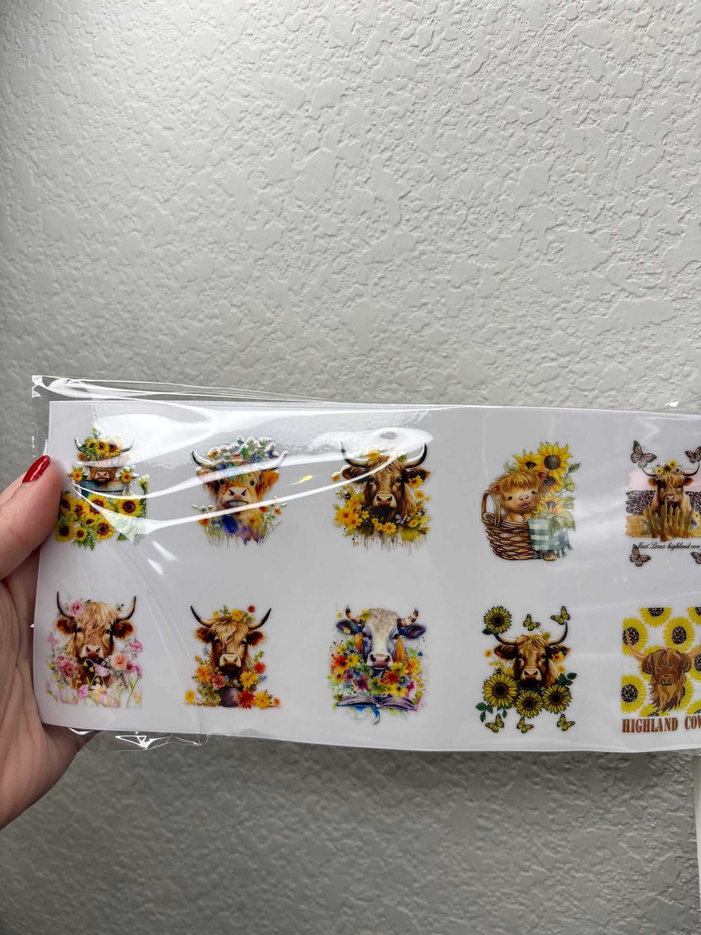 Highland Cow Keychain Kit