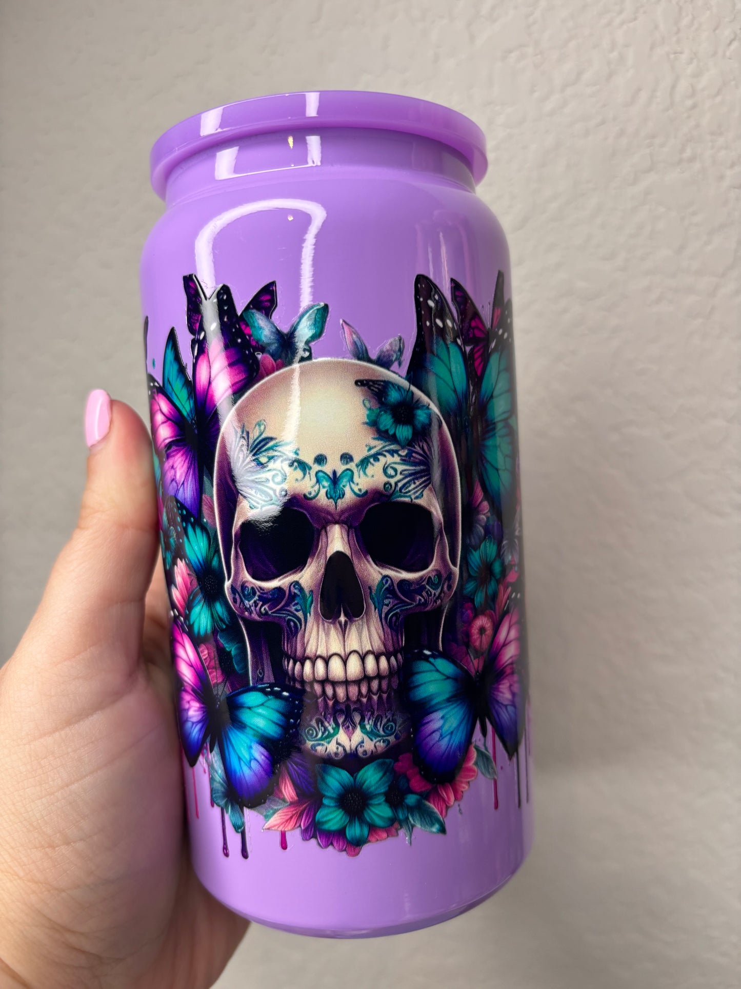 Skull Stainless Steel 16 ounce