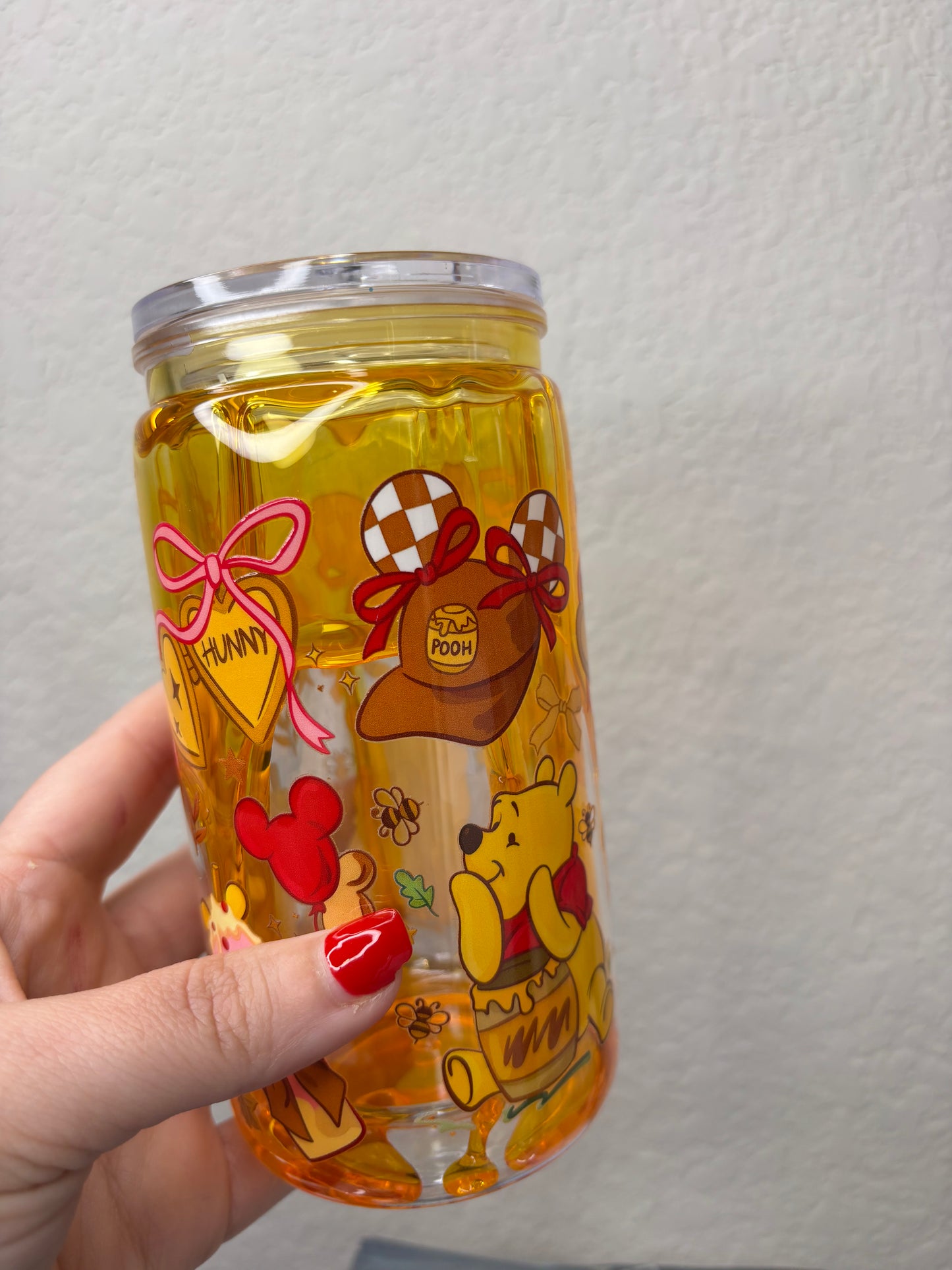 Honey Drip 16 Ounce Acrylic Snowglobe Tumbler