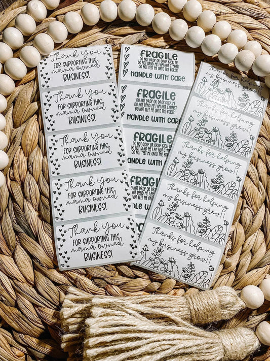 Small Business Thermal Stickers