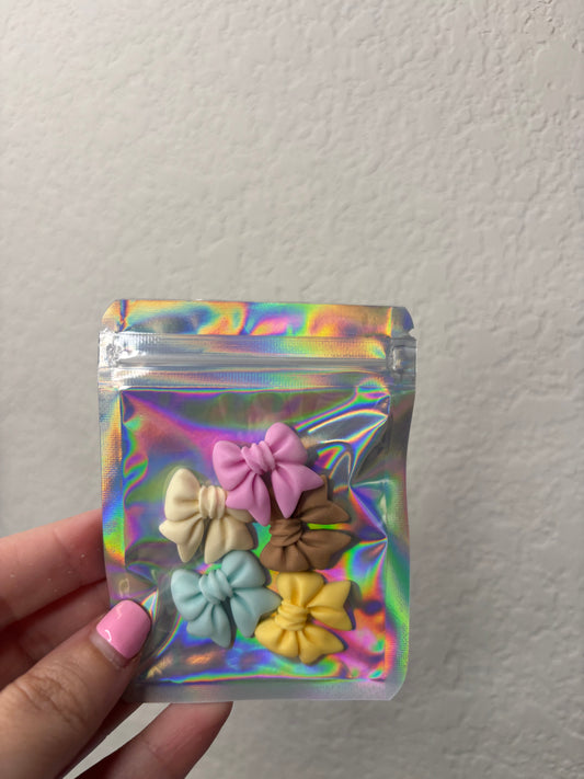 Pastel Bow Mix Flat Back