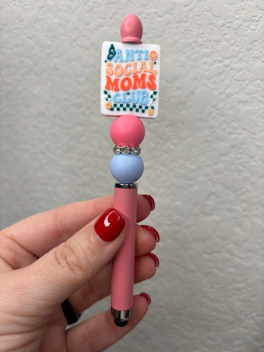 Overstimulated Mom Beaded Stylus