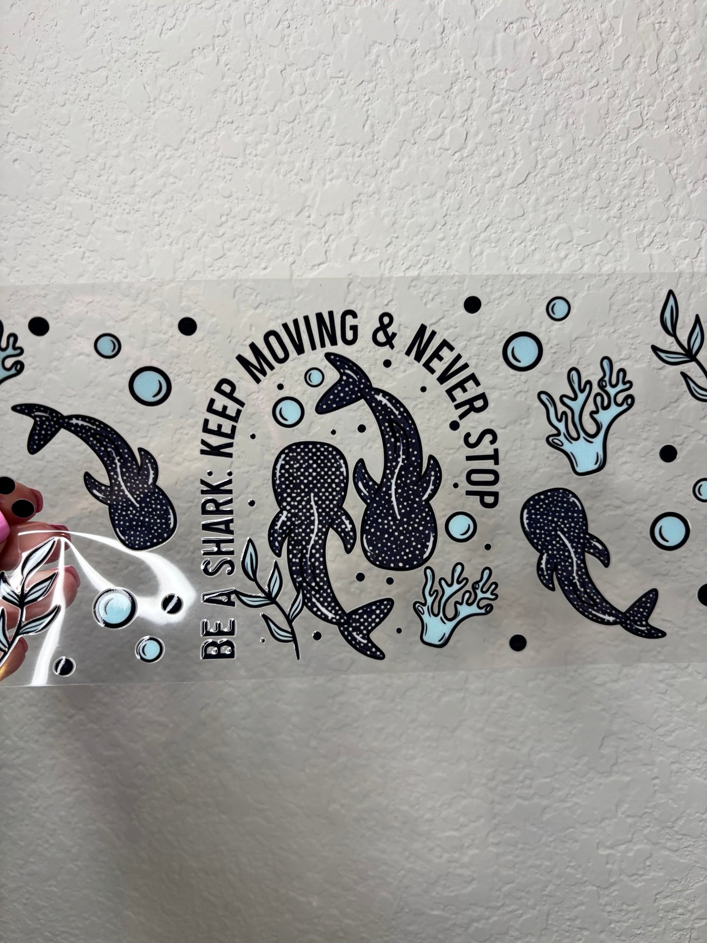 Be a Shark UV DTF Cup Wrap