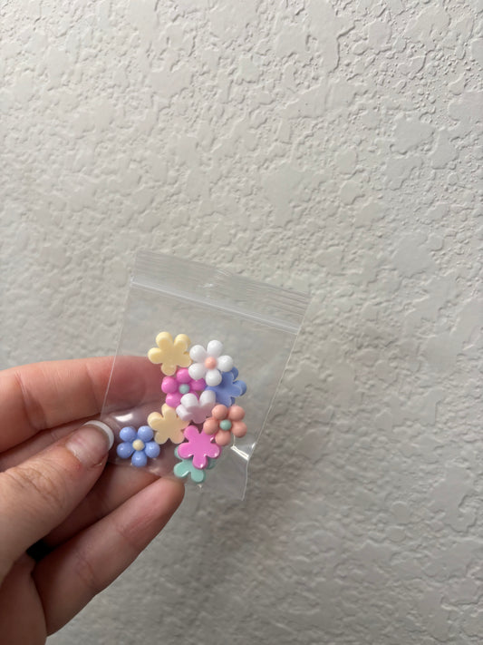 BUBBLE FLOWER FLAT BACK EMBELLISHMENTS