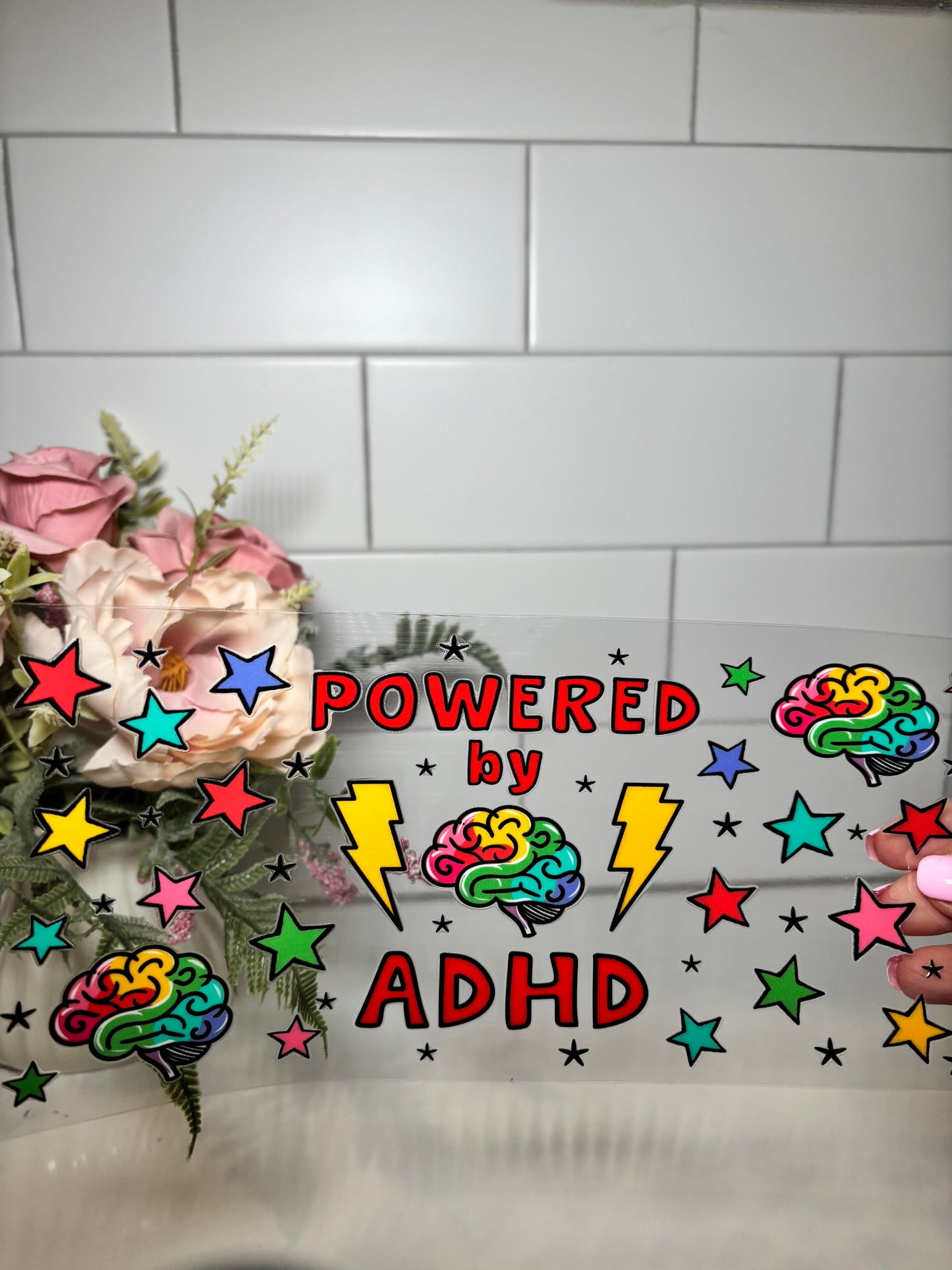 Powered by ADHD UV DTF Cup Wrap