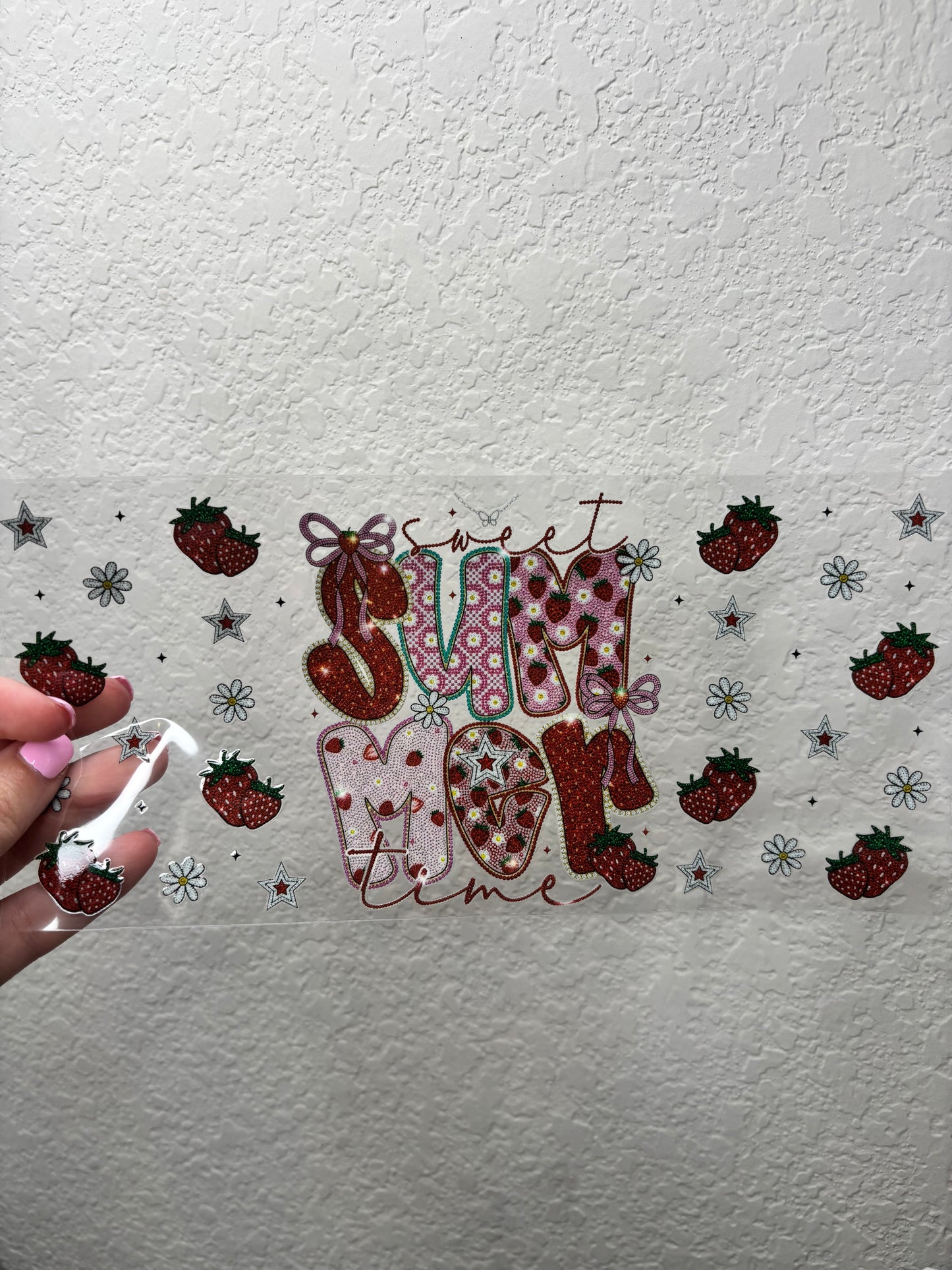 Sweet Summer UV DTF Cup Wrap
