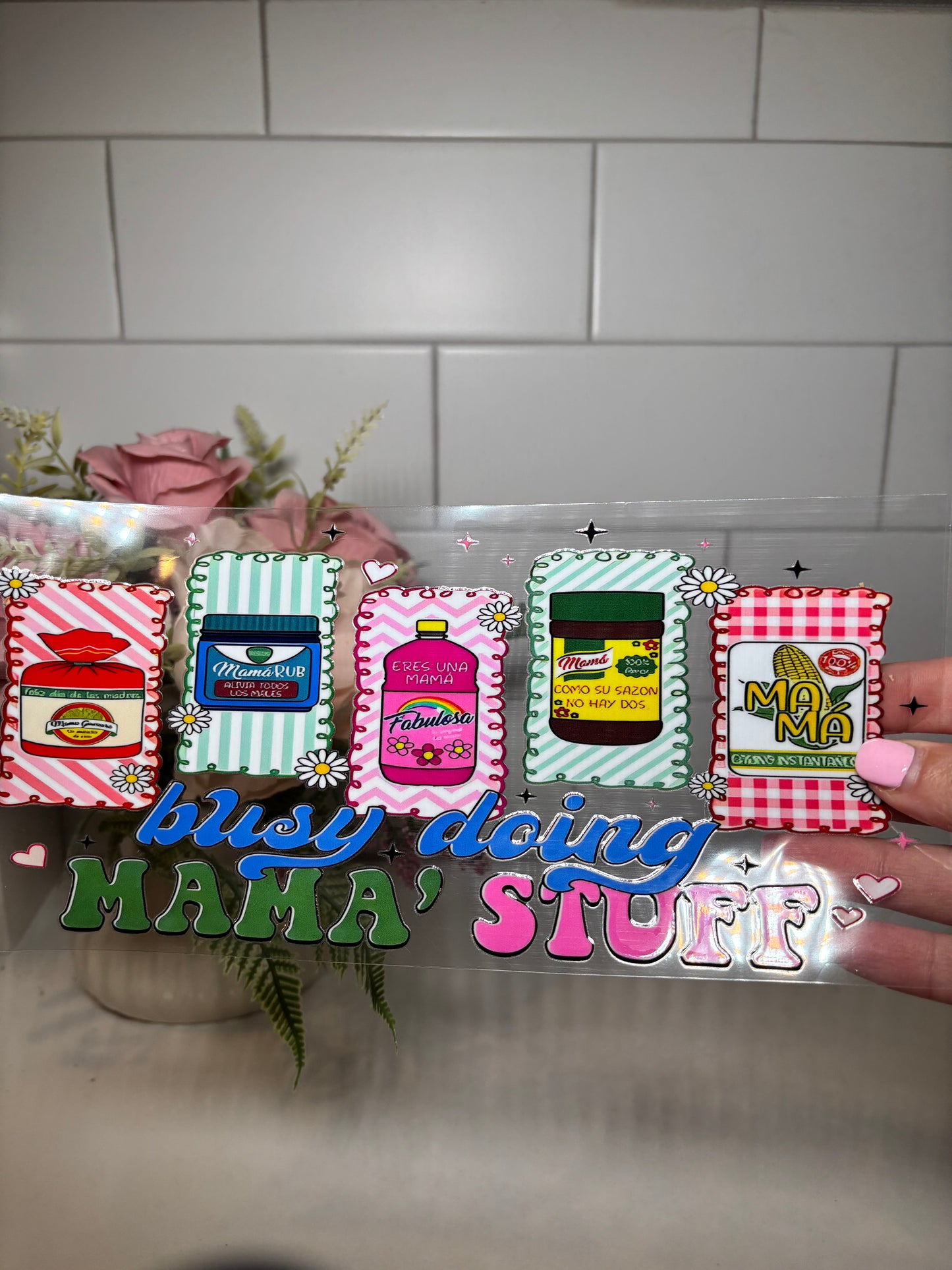 Mama Stuff UV DTF Cup Wrap