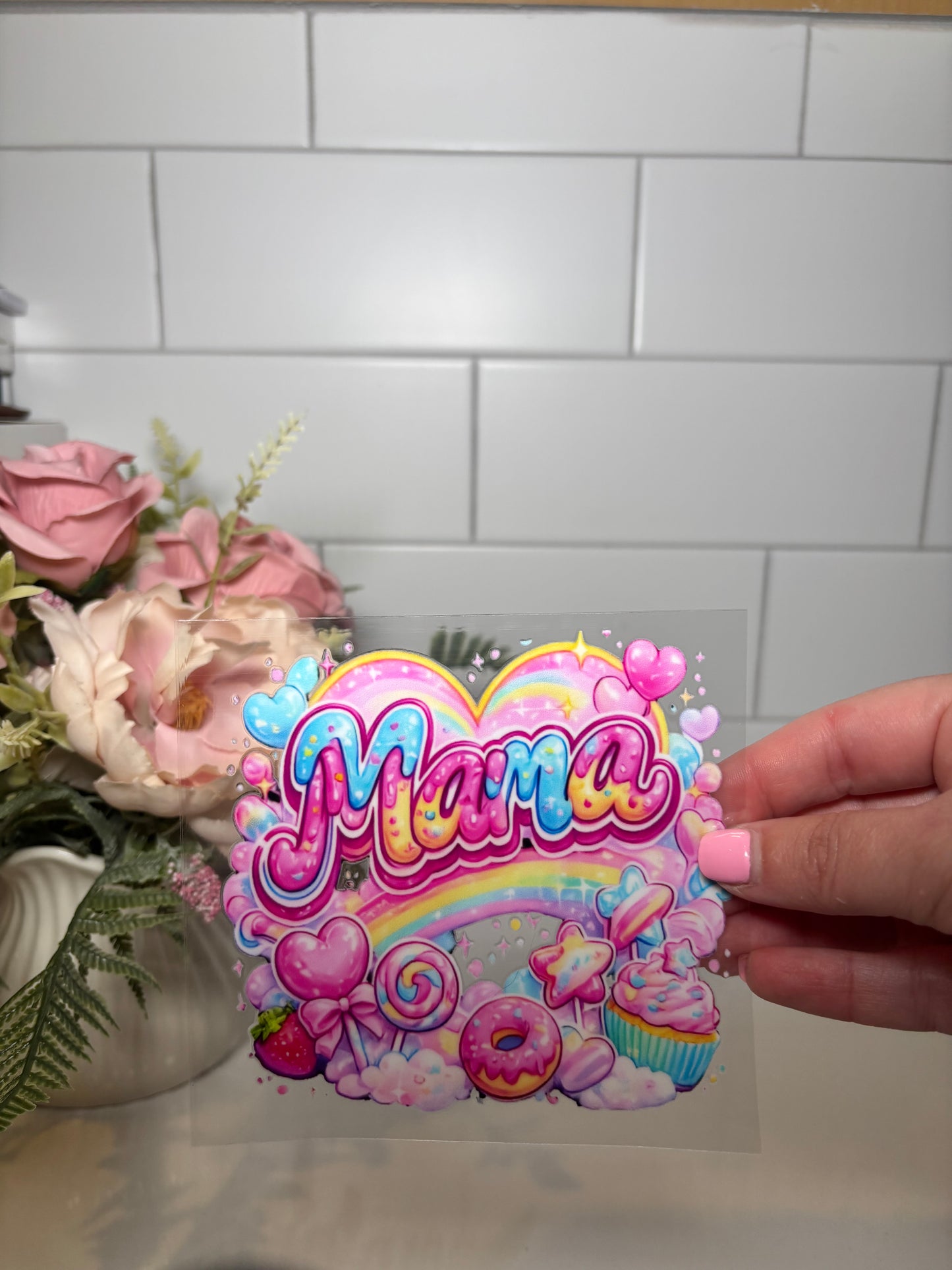 2-Candy Mama UV DTF Decal