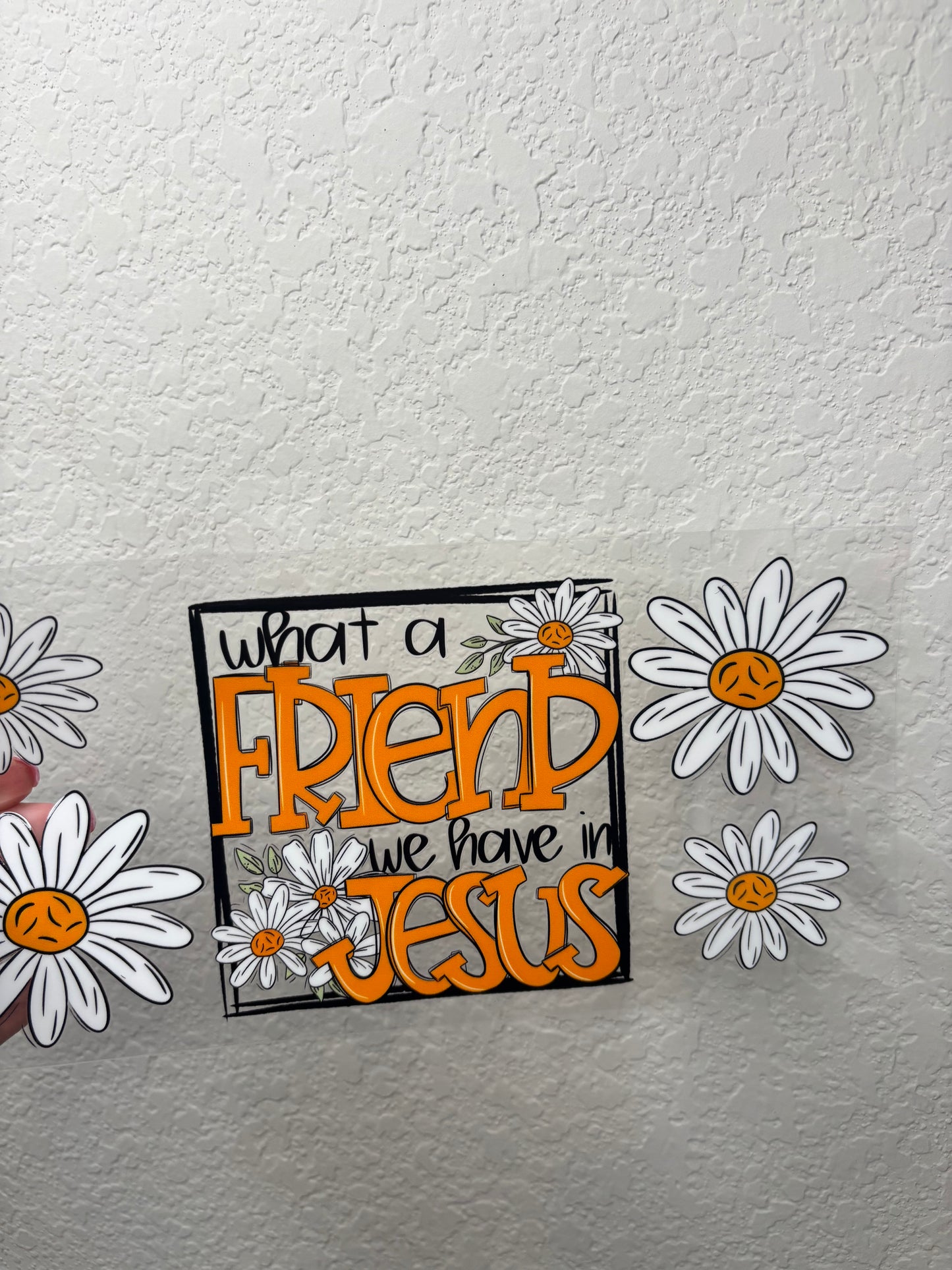 Friend in Jesus UV DTF Cup Wrap