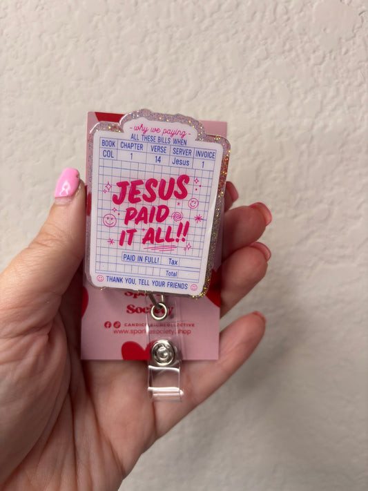 Jesus Paid it All Badge Reel