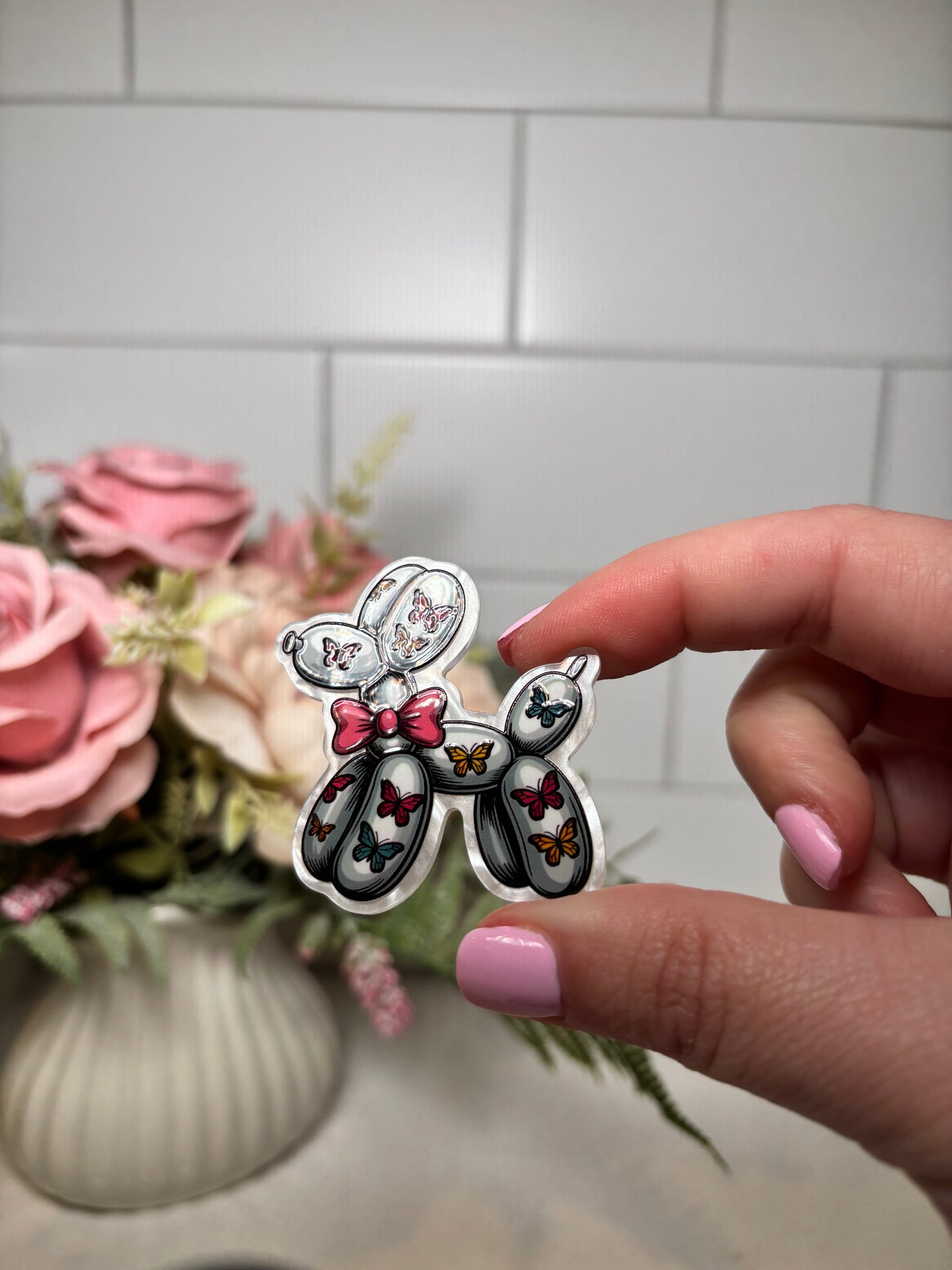 Balloon Dog Acrylic Flatback