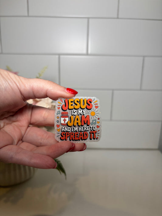 4-Jesus is my Jam Acrylic Flatback