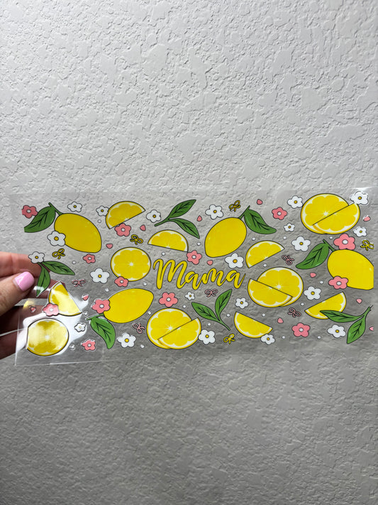 Lemon Mama UV DTF Cup Wrap