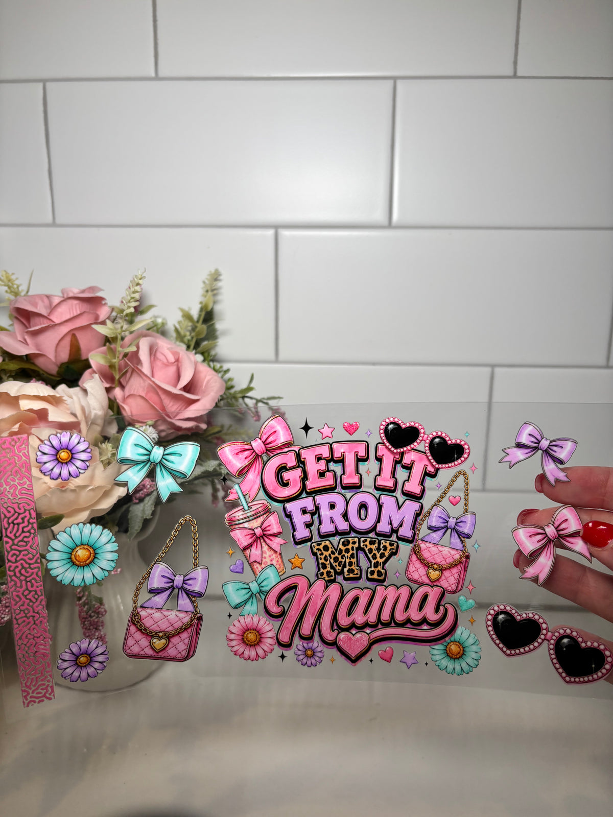 5-Get it From my Mama UV DTF Cup Wrap