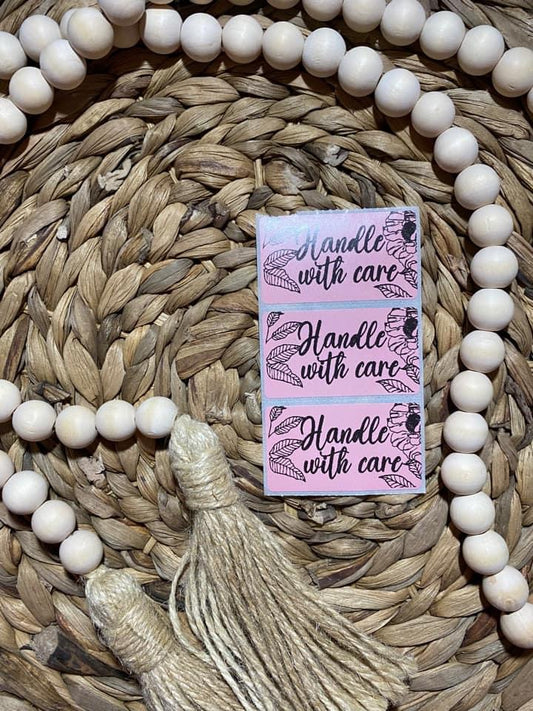 Handle With Care Thermal Sticker