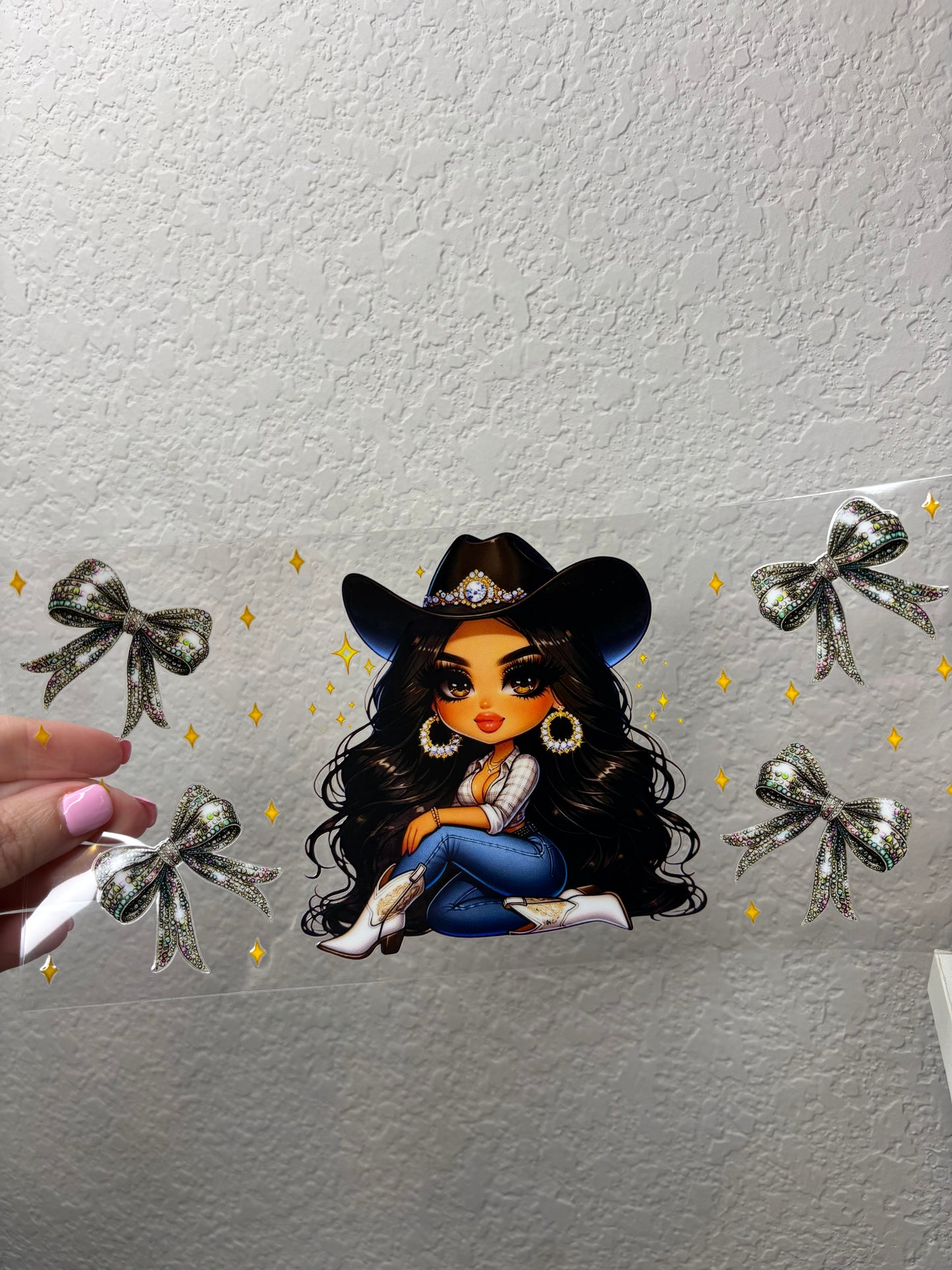 Tejano Princess UV DTF Cup Wrap