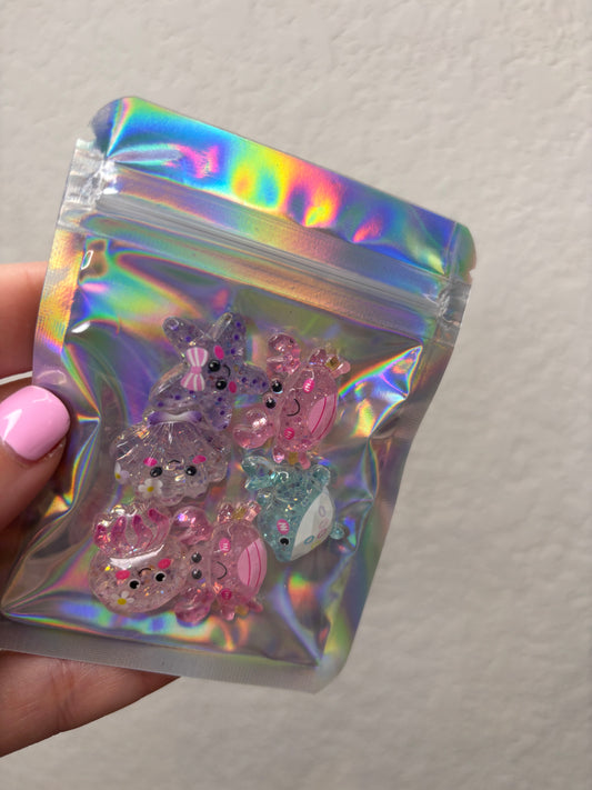 Glitter Sea Friends Flat Back