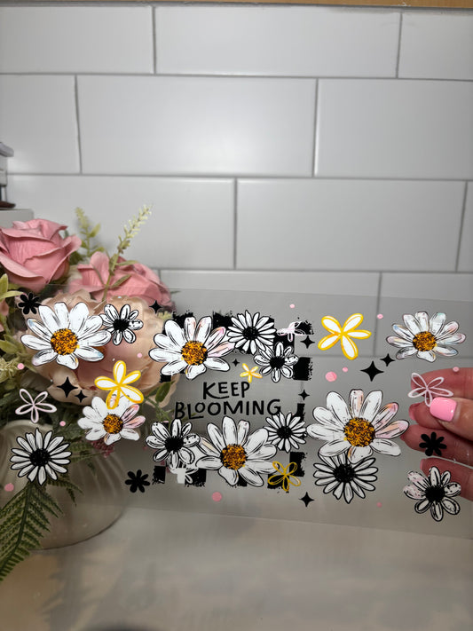 2-Keep Blooming UV DTF Cup Wrap