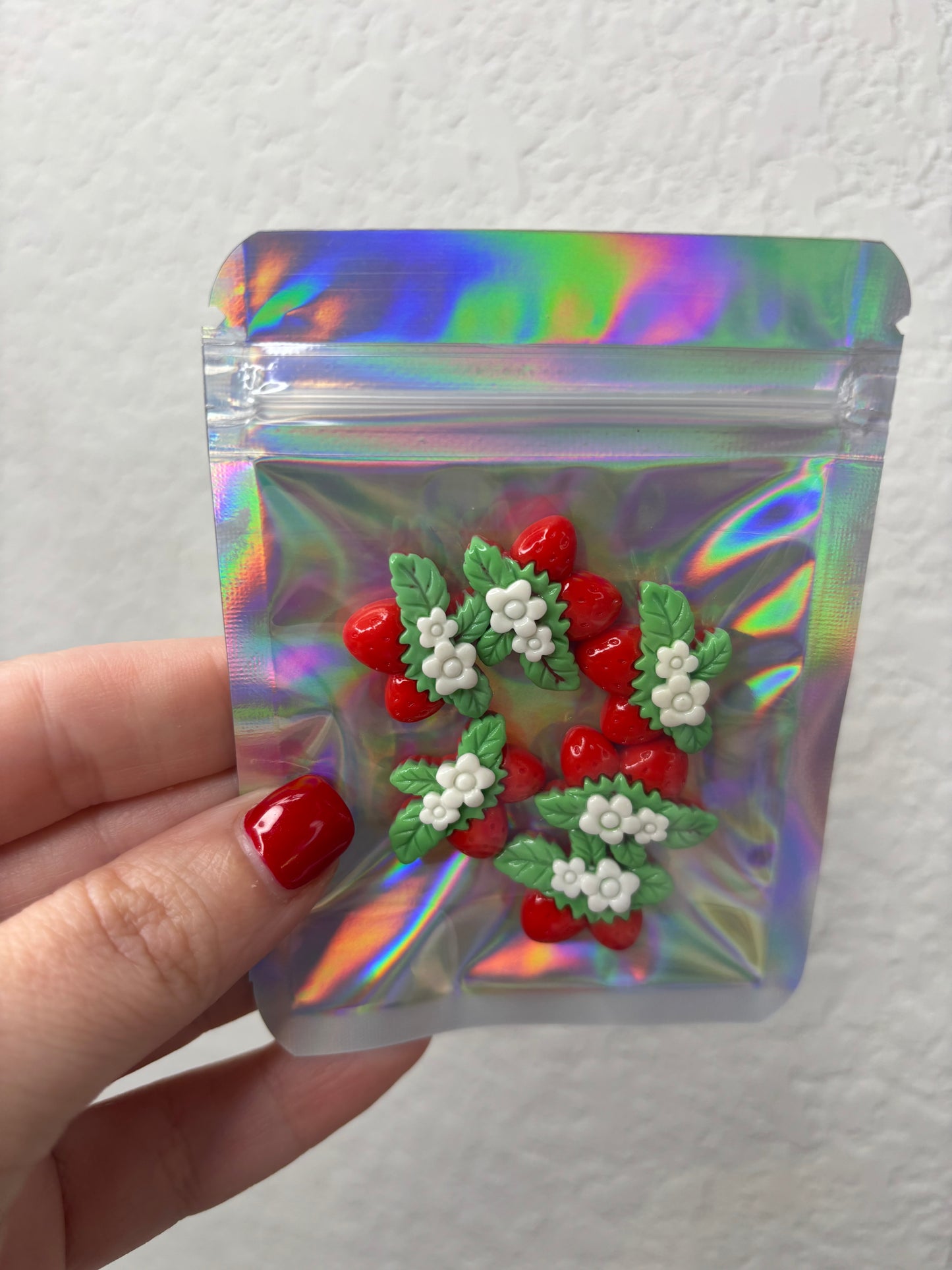 Strawberry Bunch Flat Back Embellishment
