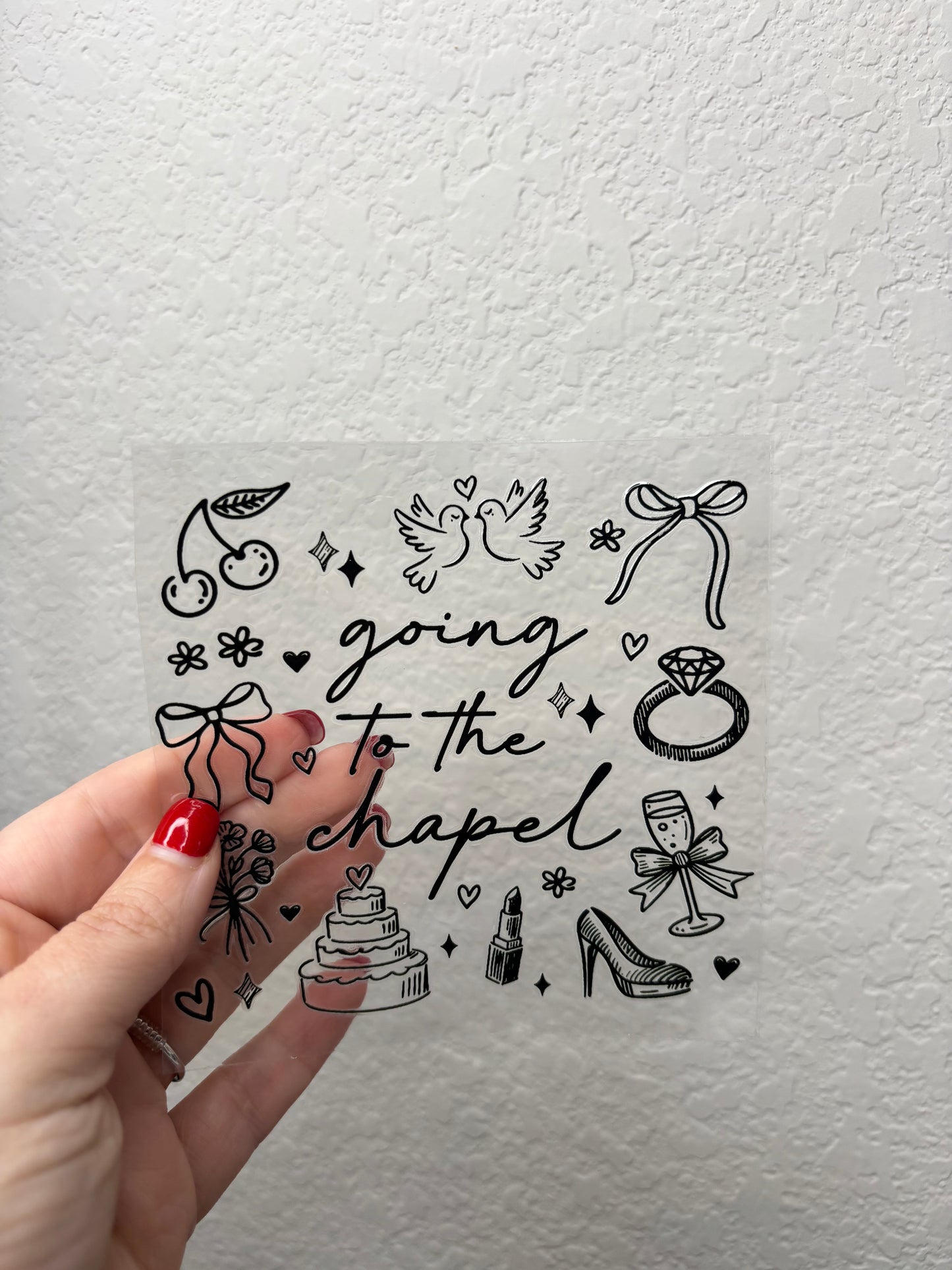 Going to the Chapel Decal